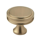 Oberon 1-3/8 In (35 Mm) Diameter Golden Champagne Cabinet Knob
