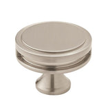 Oberon 1-3/4 In (44 Mm) Diameter Satin Nickel Cabinet Knob