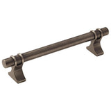 Davenport 5-1/16 In (128 Mm) Center-To-Center Gunmetal Cabinet Pull