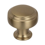 Highland Ridge 1-3/16 In (30 Mm) Diameter Golden Champagne Cabinet Knob
