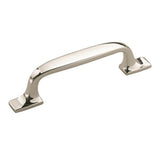 Highland Ridge 3 In (76 Mm) Center-To-Center Polished Nickel Cabinet Pull