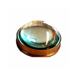 Paper Weight Marine Desktop Compass. Antique Brass, Felt Lining (22)