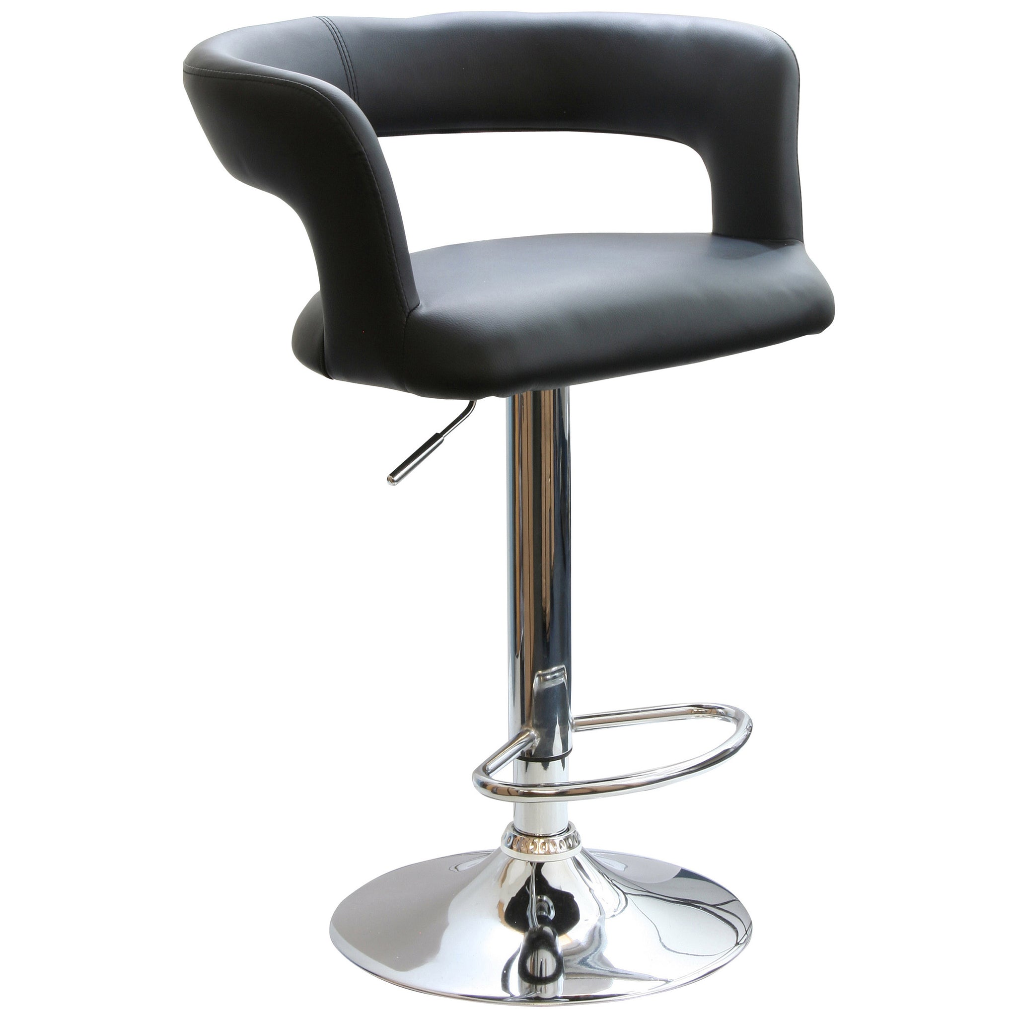Amerihome Bs2440 Modern Curvy Bar Stool