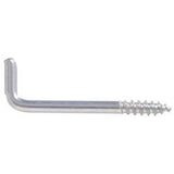 Hillman 851859 No.106 ZincPlated Square Bend Hook Pack of 3