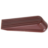 Hillman 852372 5 in. Brown Wedge Shape Rubber Door Stop