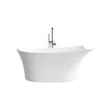 Floris 67 Freestanding Bathtub With No Faucet