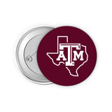 Texas A&M Aggies 2 Inch Button Pin 6-Pack