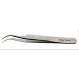 Body Toolz Tweezer - CS5080 Fine Point Curved Tip Tweezers