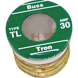 BP/TL-30 Bussmann 30A BP/TL Time-Delay Plug Fuse (3-Pack)