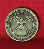 Bael Demon Sigil Coin - Ars Goetia King Seal