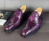 Maurice Baltimore Custom Alligator Loafer - Purple