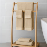 Bamboo Cotton Towel Set - Viscose from Bamboo + Cotton - 8pc - Champagne