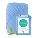 Bamboo Fitted Sheet - 100% Viscose from Bamboo - Ocean