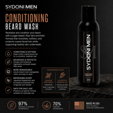 SYDONI MEN CONDITIONING BEARD WASH | Cleanse, Soften & Hydrate 120 ml 4oz.