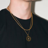 Large Compass Pendant