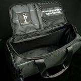Black Leather Sneaker Duffle