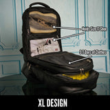 Black Leather Patented Carry-on Bag (XL Design) (Only 300 Made)