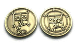 Botis Demon Sigil Coin - Ars Goetia President and Earl Seal