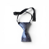 Boys Blue Jerusalem Cross Necktie with White Accents