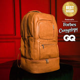 Brown Leather Luxury Patented Carry-On Bag (Only 300 Made)