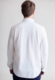 Classic White Long Sleeve Button Down Tech Shirt
