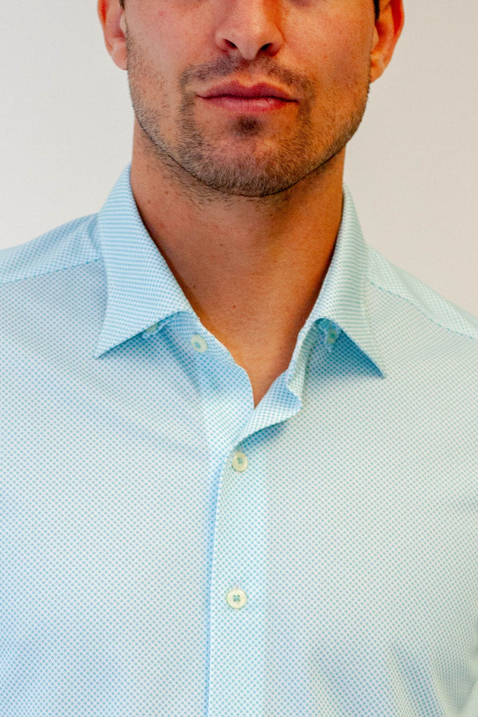 Studio Dot Long Sleeve Tech Shirt - Teal