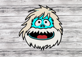 Bumble Abominable Snowman Rudolph Door Hanger - Finished