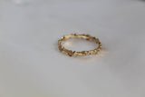 Mystical Rose Ring 14k Yellow Gold