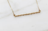 Rose Bar Necklace