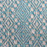 Dii Aqua Diamond Stitch Throw