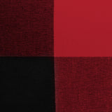Dii Polyester Bin Buffalo Check Red / Black Round Medium
