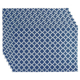 Dii Nautical Blue Lattice Placemat (Set Of 6)