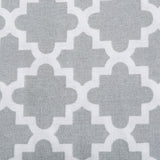 Dii Gray Lattice Tablecloth