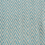 Dii Aqua Chevron Handloom Table Runner