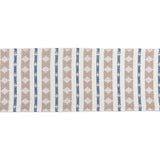 Dii French Blue/Stone Colby Southwest Table Runner