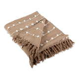Dii Stone Woven Loop Throw