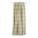 Dii Antique Green Modern Farmhouse Plaid Throw
