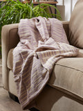 Dii Dusty Lilac Urban Jacquard Throw