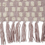 Dii Dusty Lilac Urban Check Throw