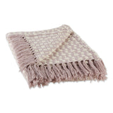 Dii Dusty Lilac Urban Check Throw