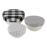 Dii Asst Black Farmhouse Woven Dish Cover (Set Of 3)