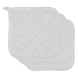 White Terry Potholder (Set 3)