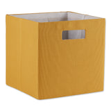 Dii Polyester Cube Solid Honey Gold Square 13X13X13