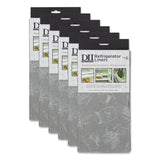 Dii Gray Market Print Fridge Liner (Set Of 6)