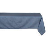 Dii French Blue Tonal Lattice Print Outdoor Tablecloth