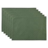 Dii Artichoke Tonal Lattice Print Outdoor Placemat (Set Of 6)