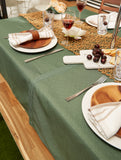 Dii Artichoke Tonal Lattice Print Outdoor Tablecloth With Zipper 60 Round
