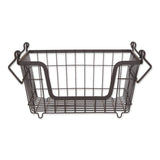 Dii Metal Basket, Black Square Small 11X11X6