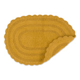 Dii Honey Gold Small Oval Crochet Bath Mat