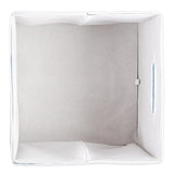 Dii Polyester Cube Stripe French Blue Square 11X11X11